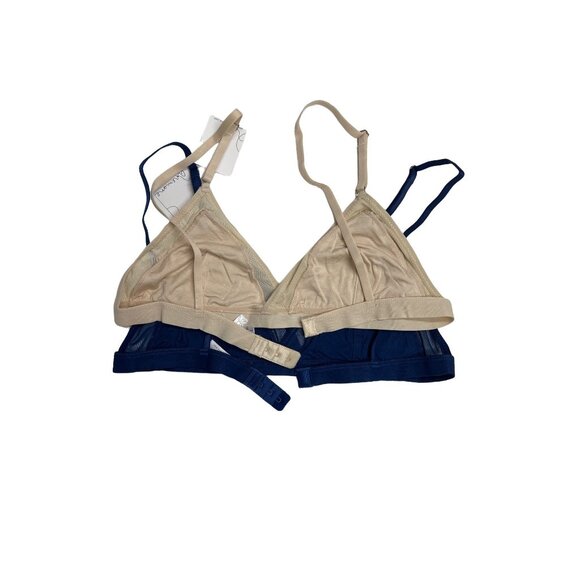 Bundle of Two Mesh Trim Bralettes - Picture 2 of 5